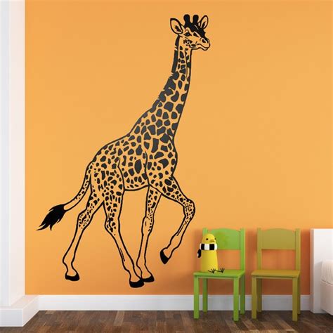 Wall Sticker Giraffe Walking