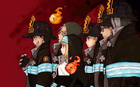 Fire Force Special Fire Force Company 8 Characters 4k 4 Wallpaper