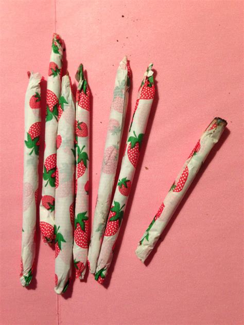 This list of fun and yes, unique toilet paper. fruit flavored rolling papers with cute designs like these #diy #food #drink