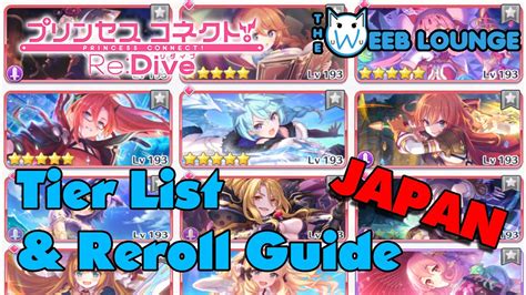 Tier List And Reroll Guide For Jp Servers Princess Connect Redive