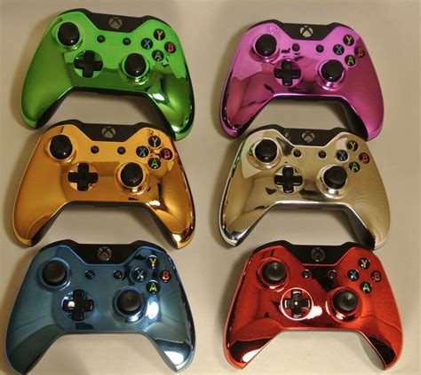 Microsoft Xbox One Controller Custom Chrome Colors Gold