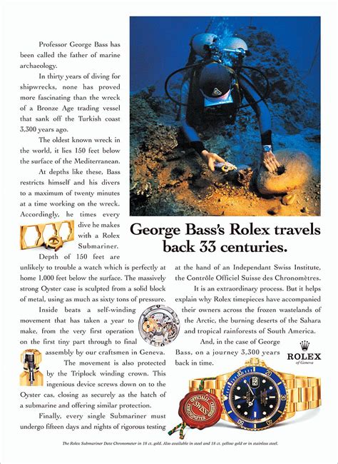 Professor George Bass The Father Of Underwater Archeology Vintage Rolex