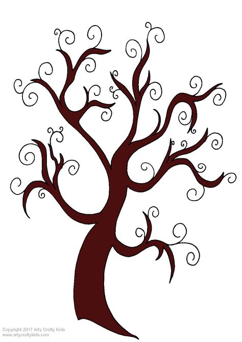 Tree Cut Out Printable
