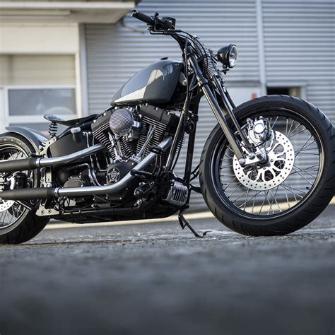 Bobberde Harley Davidson Softail Custom Bikes Aus St Wendel