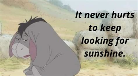 Eeyore is one of the most famous winnie the pooh characters. 30 best Eeyore quotes that will turn your frown upside down!