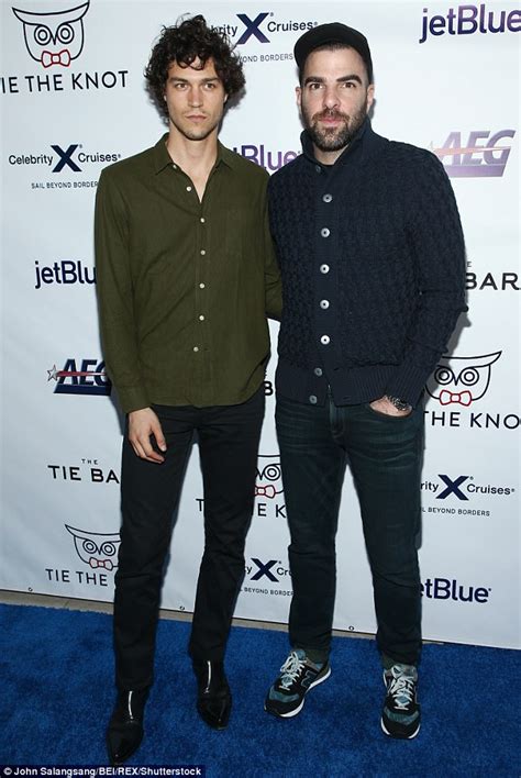 Zachary Quinto At Lgbtq Event With Love Miles Mcmillan