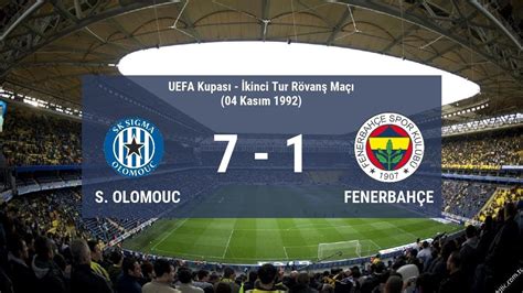 Bu sayfada, fenerbahçe futbol takımının uefa bünyesindeki turnuvaların tüm maçları listelenmektedir. Fenerbahçe'nin En Farklı Kaybettiği Avrupa Maçları - YouTube