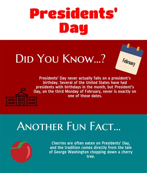 Fun Facts About Presidents Printable