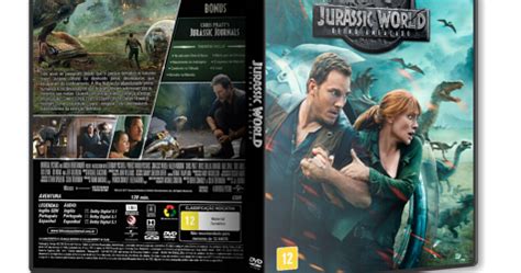 Jurassic World Reino Ameaçado DVD Capa DVD Capas