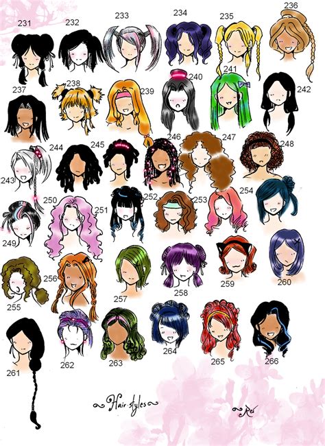Hairstyles Th Edition By Neongenesisevarei On Deviantart Character Design How To Draw Hair