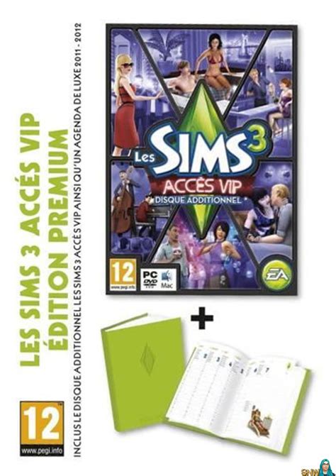 Les Sims 3 Accès Vip Agenda Deluxe Edition Premium Snw
