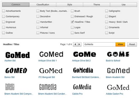 Adobe Font Finder Go Media · Creativity At Work