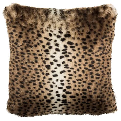 Safavieh Leopard Print Square Throw Pillow In Blackbrown Bed Bath