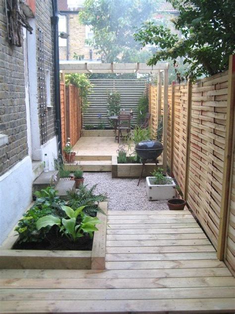 Creative Ideas For A Long Narrow Garden Design Gardenlife Log Cabins