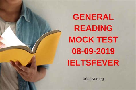 General Reading Mock Test 08 09 2019 Ielts Fever