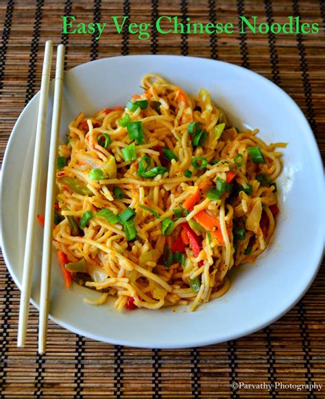 Parus Kitchen Restaurant Style Chinese Noodle Recipe Indo Chinese