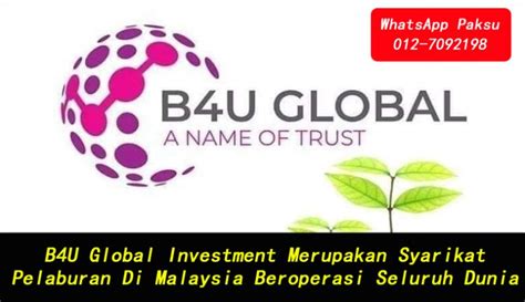 Konsep internet + logistik untuk memodenkan platform logistik di malaysia. B4U Global Investment Merupakan Syarikat Pelaburan Di ...