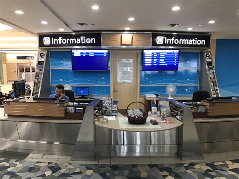 Information Booth Edmonton International Airport