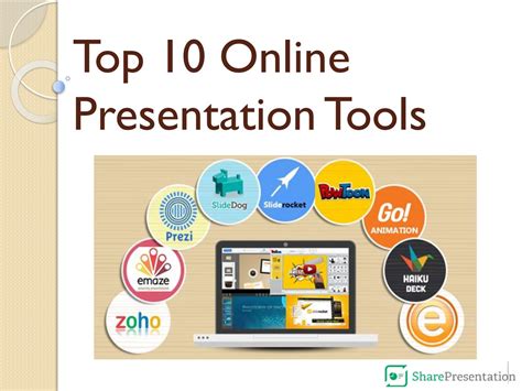 Top 10 Online Presentation Tools By Sharepresentation Issuu