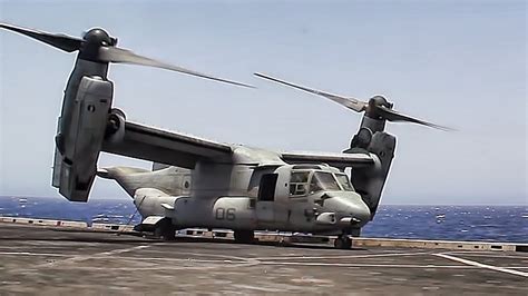 V 22 Osprey Tilt Rotor Helicopter And Airplane Combined