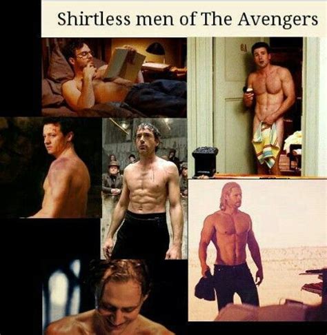 Shirtless Men Of The Avengers Marvel Superheroes Marvel Avengers