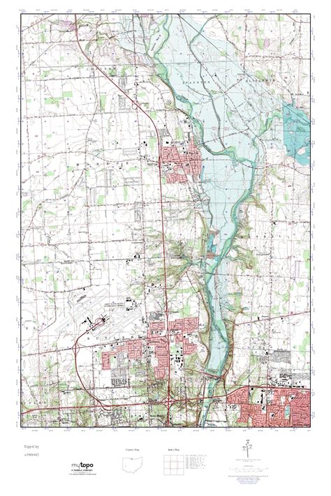 Mytopo Tipp City Ohio Usgs Quad Topo Map