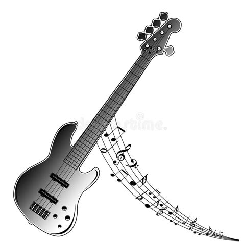 Retro Music Notes Guitar Stock Illustrations 1841 Retro Music Notes