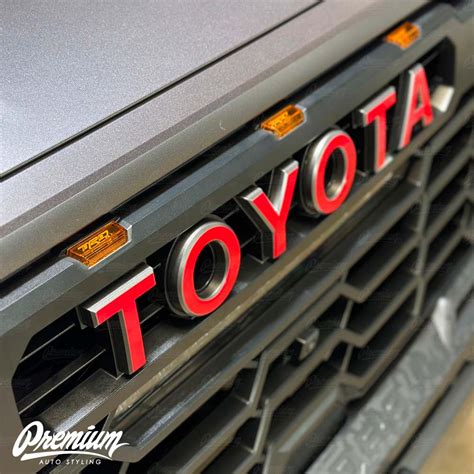 Trd Pro Grille Lettering Vinyl Overlays Multiple Colors Available
