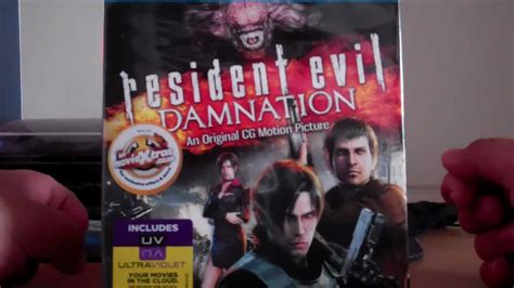 Resident Evil Damnation Blu Ray Unboxing Early Copy 2012