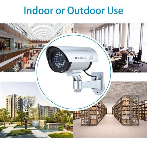 Virtual Surveillance Camera Waterproof Cctv Outdoor Camera With Led
