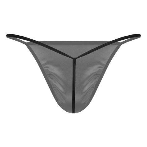 Underwear Us Mens T Back G String Briefs Open Pouch Breathable Thongs Bikini Underwear Mens