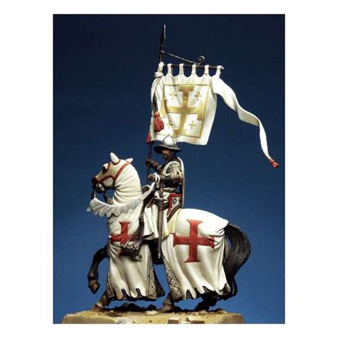 Figurine historique de chevalier templier en 54mm par Pegaso