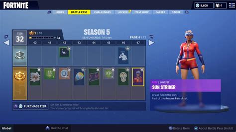 The Fortnite Battle Royale Season 5 Battle Pass Is Here Heres Whats In It