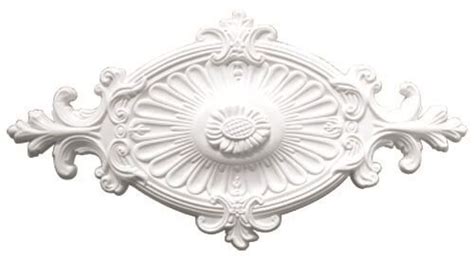 Shop medallions with center holes from renovators supply. Ceiling Medallion Oval 24 x12 Inch White canopy dome for ...