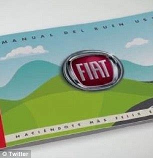 Fiat Removes Sexist Handbooks Given Out With New Cars That Refers To