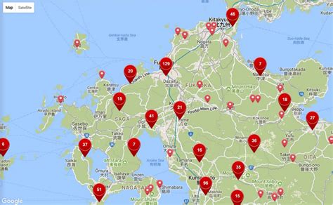 Reset map { these ads will not print } Fantastic Interactive Map of Japan - Get Exploring! - The ...