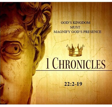 Bible Outlines 1 Chronicles 222 19 Davids Preparations To Aid