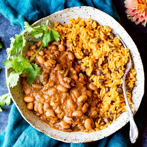 ♦ olives are also usually added to puerto rican rice and beans. Mom's authentic Puerto Rican Rice and Beans with savory ...