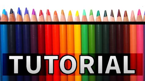 How To Use Coloured Pencils Tutorial Youtube