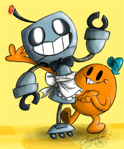 Mr Tickle And His Robot By Gabythepurplesheep On Deviantart
