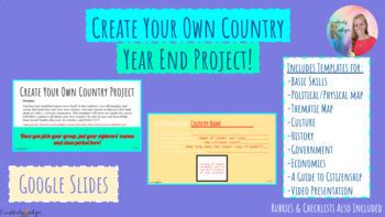 Results For Create Your Own Country Project TPT