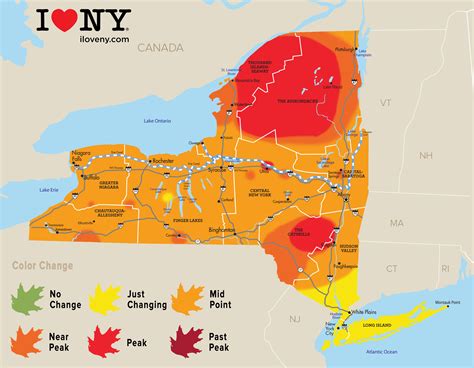 Fall Foliage In New York Autumn Leaves Scenic Drives