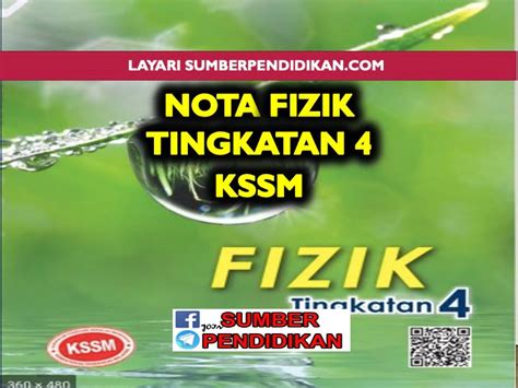 Koleksi Nota Fizik Tingkatan 4 KSSM  Sumber Pendidikan