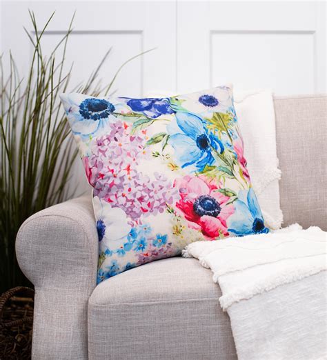 Floral Pillow Covers Spring Decorative Throw Pillows Floral Etsy