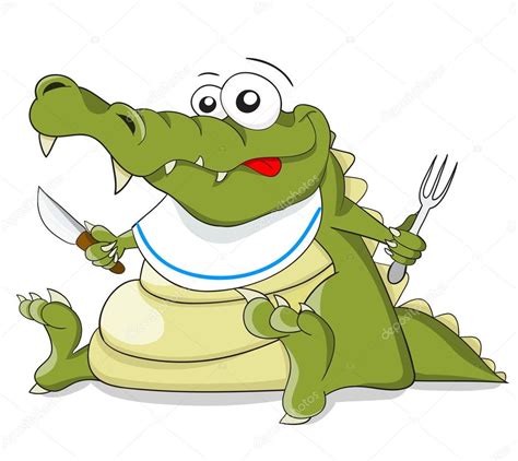 Funny Cartoon Crocodile Stock Vector Image By ©aliakseiz 61773487