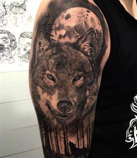 Celtic inspired wolf designs are primitive and bold. 101 Best Wolf Tattoos For Men: Cool Designs + Ideas (2019 ...