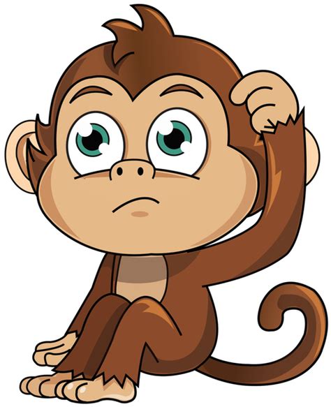 Cute Monkey Stickers Messages Sticker 6 Clipart Full Size Clipart