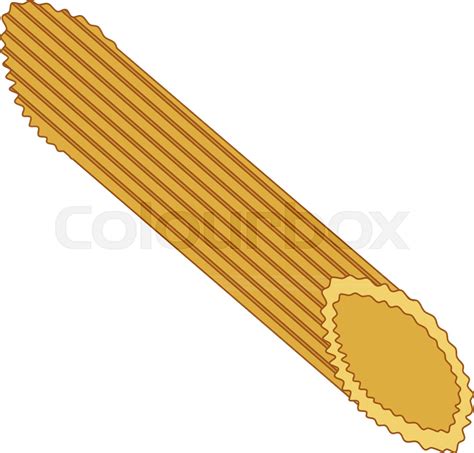 Penne Pasta Icon Cartoon Style Stock Vector Colourbox