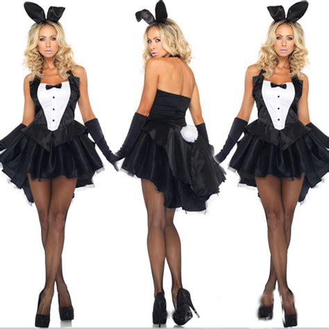 Bunny Girl Rabbit Costumes Sexy Halloween Costume For Women Adult