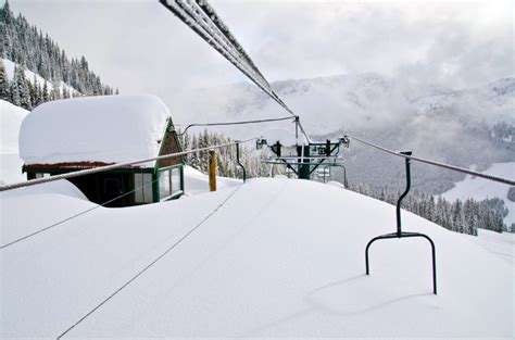 Snowfall At Washingtons Crystal Mountain Ski Resort Breaks Record